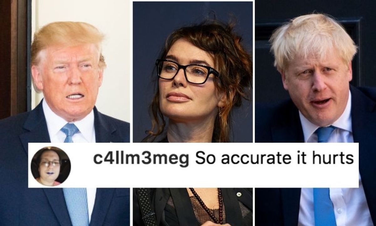 Lena Headey Just Said What We're All Thinking About Donald Trump and Boris Johnson With A Photoshopped Pic From 'The Shining'