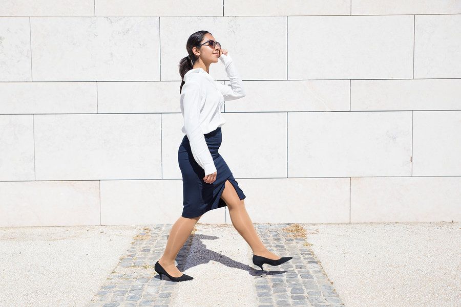 Professional Woman Dressed For Interview
