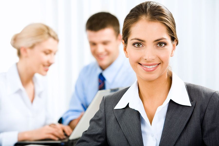 Woman Job Candidate Dressed Well For Job Interview