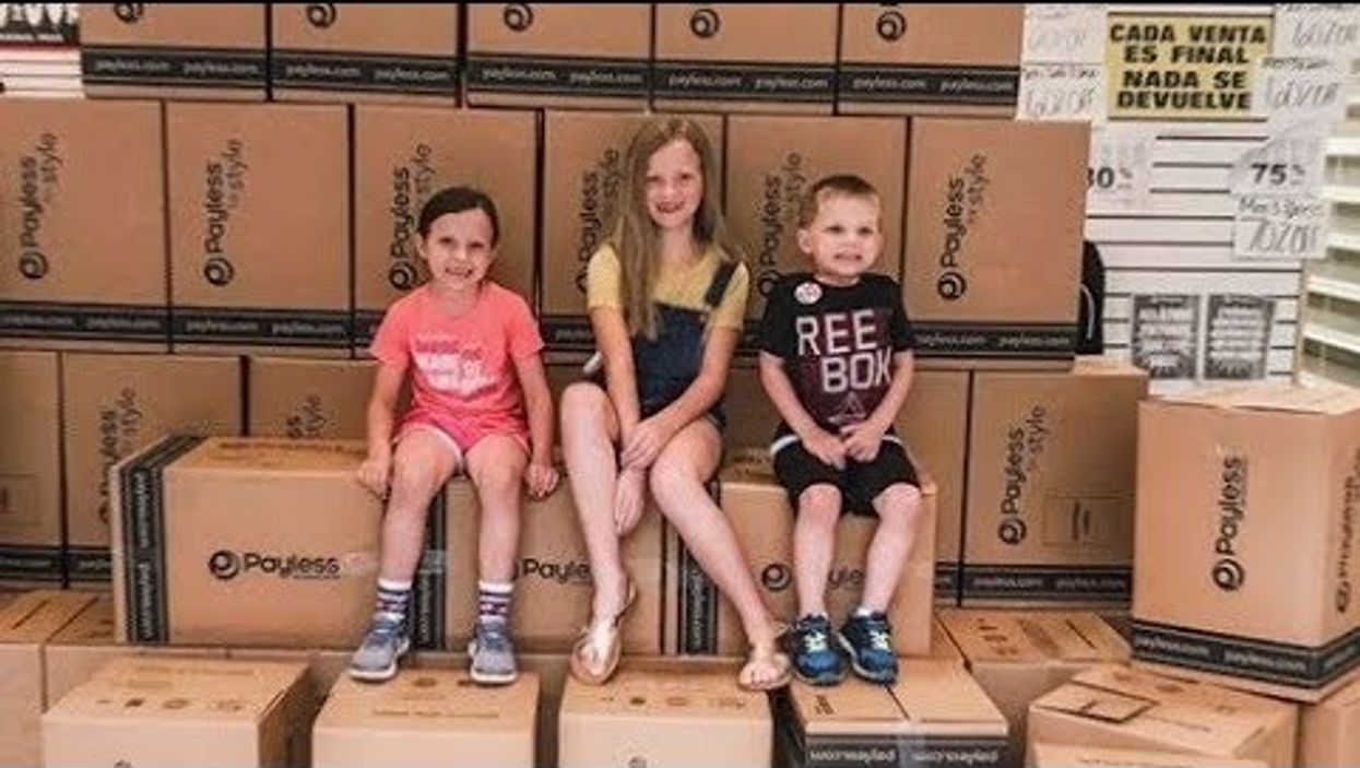 Arkansas family buys 1,500 pairs of shoes from closing Payless store to give to those in need