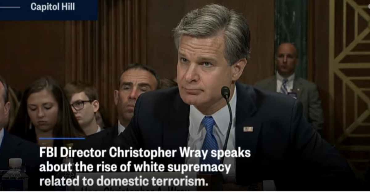 Most domestic terrorism comes from white supremacists, FBI tells lawmakers