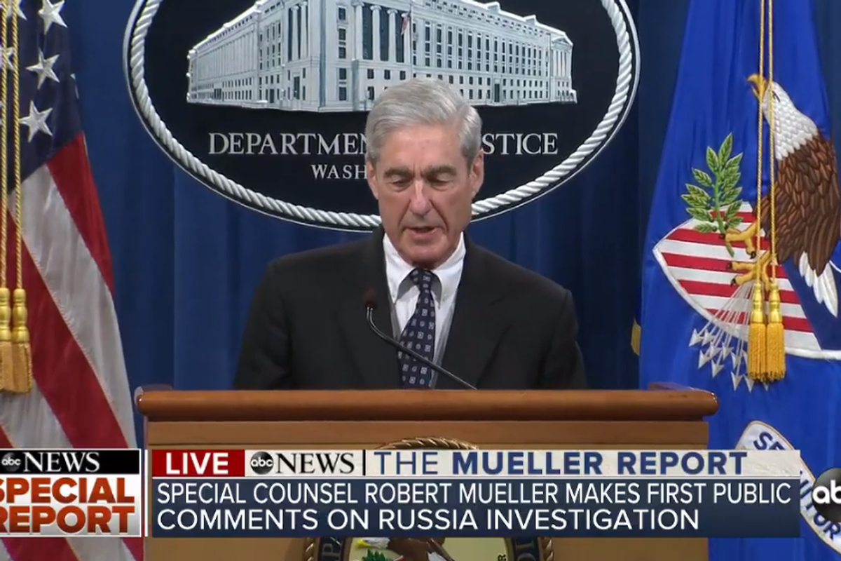 Department Of Justice Having A F*cking Cow Over Robert Mueller's Testimony, So That's Telling