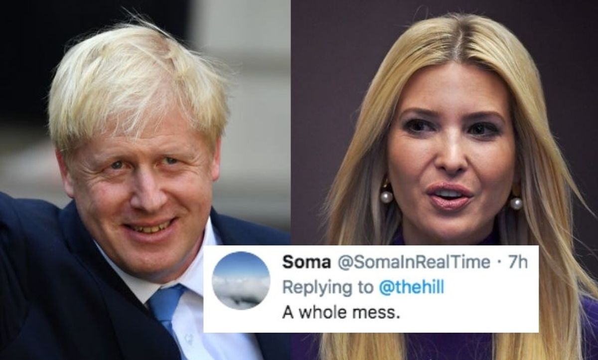 Ivanka Trump Is Getting Trolled After Congratulating Boris Johnson On Becoming The Prime Minister Of The 'United Kingston'