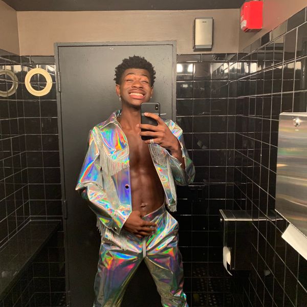 Happy Friday to Lil Nas X's Holographic Suit