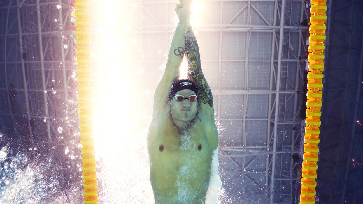 Florida's Caeleb Dressel breaks Michael Phelp's butterfly swim world record