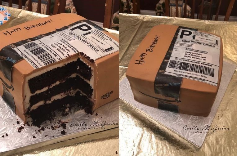How to make an Amazon Prime Package - Cake - YouTube