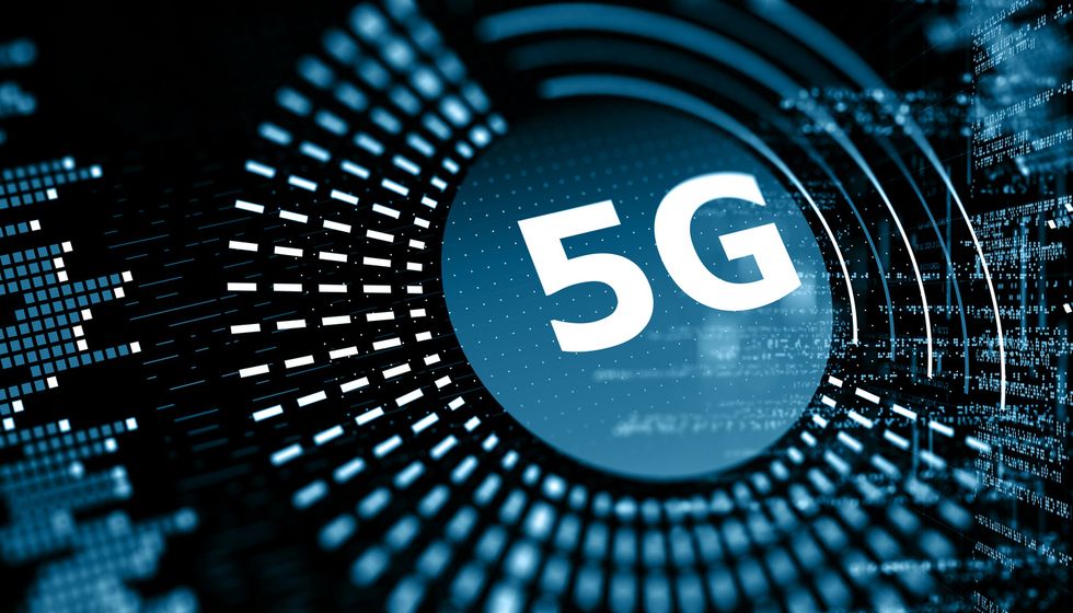 Stock image of 5G logo
