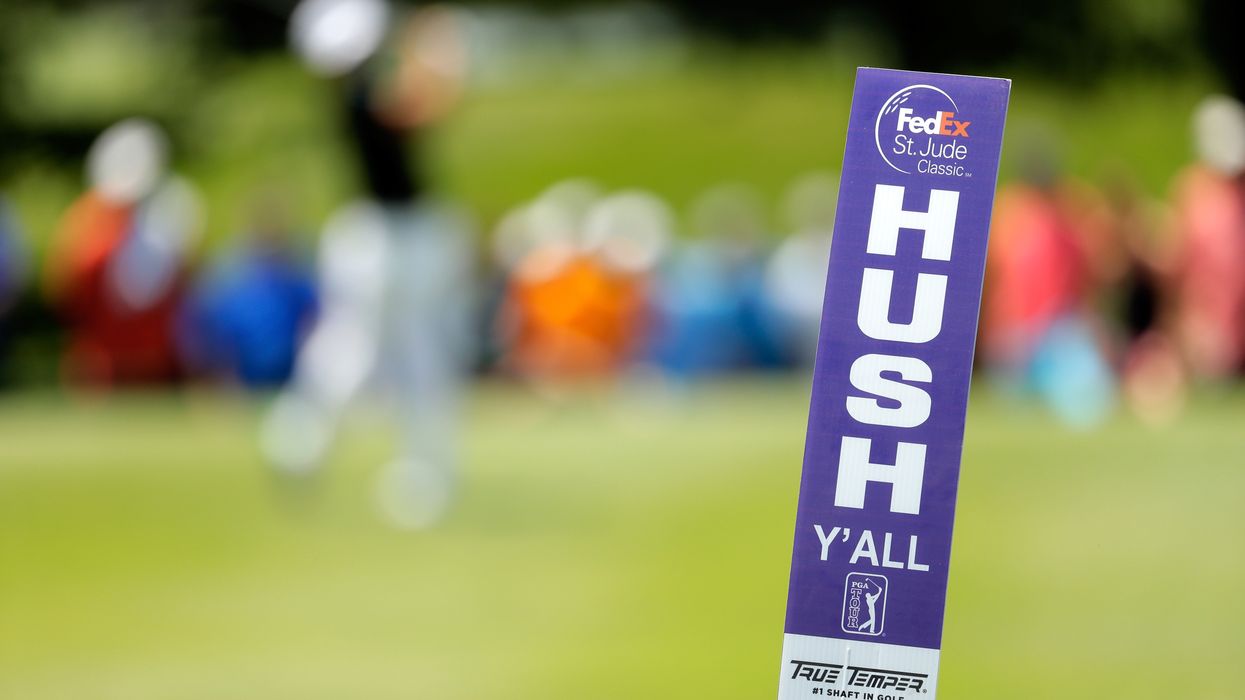 'Hush Y'all' paddles help Memphis stop of PGA Tour stay Southern (and quiet)