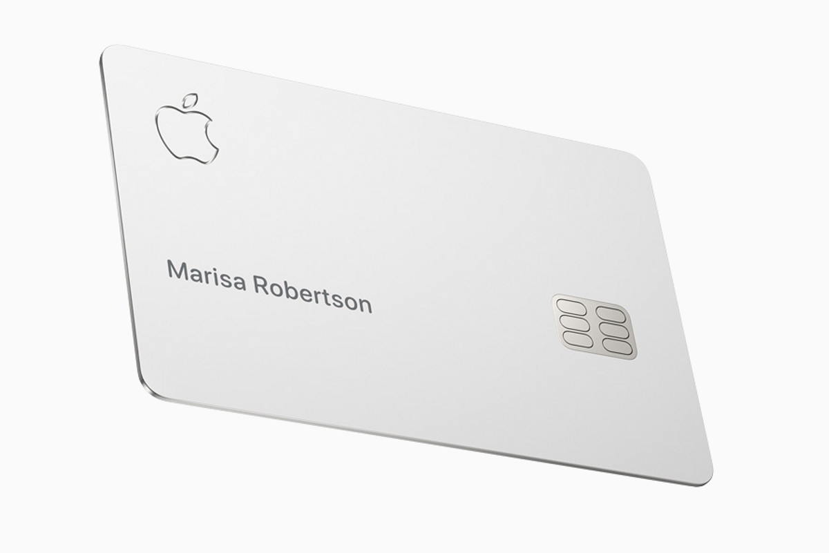 Photo of the Apple Card