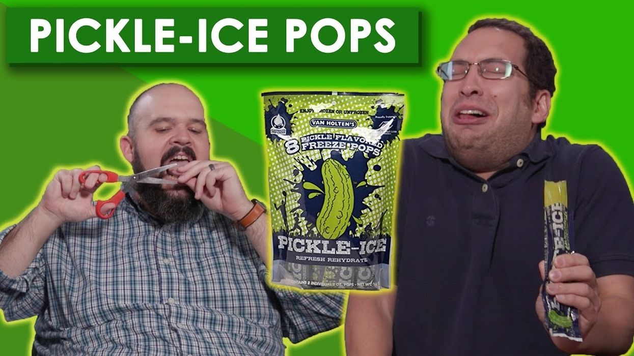 Pickle-Ice Pops exist, and we tried them