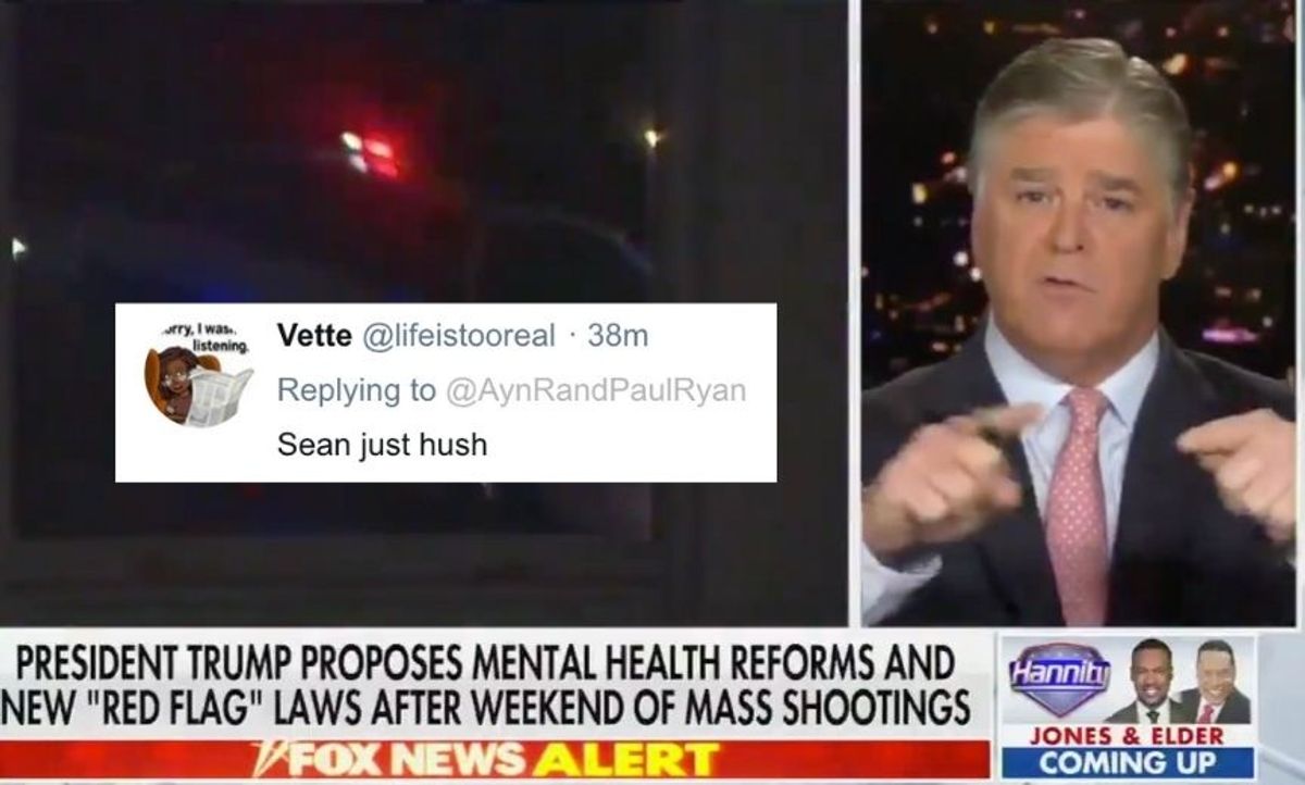 Sean Hannity Spouts Bonkers Idea For How To Protect Every School And Mall, And People Are Making The Same Point