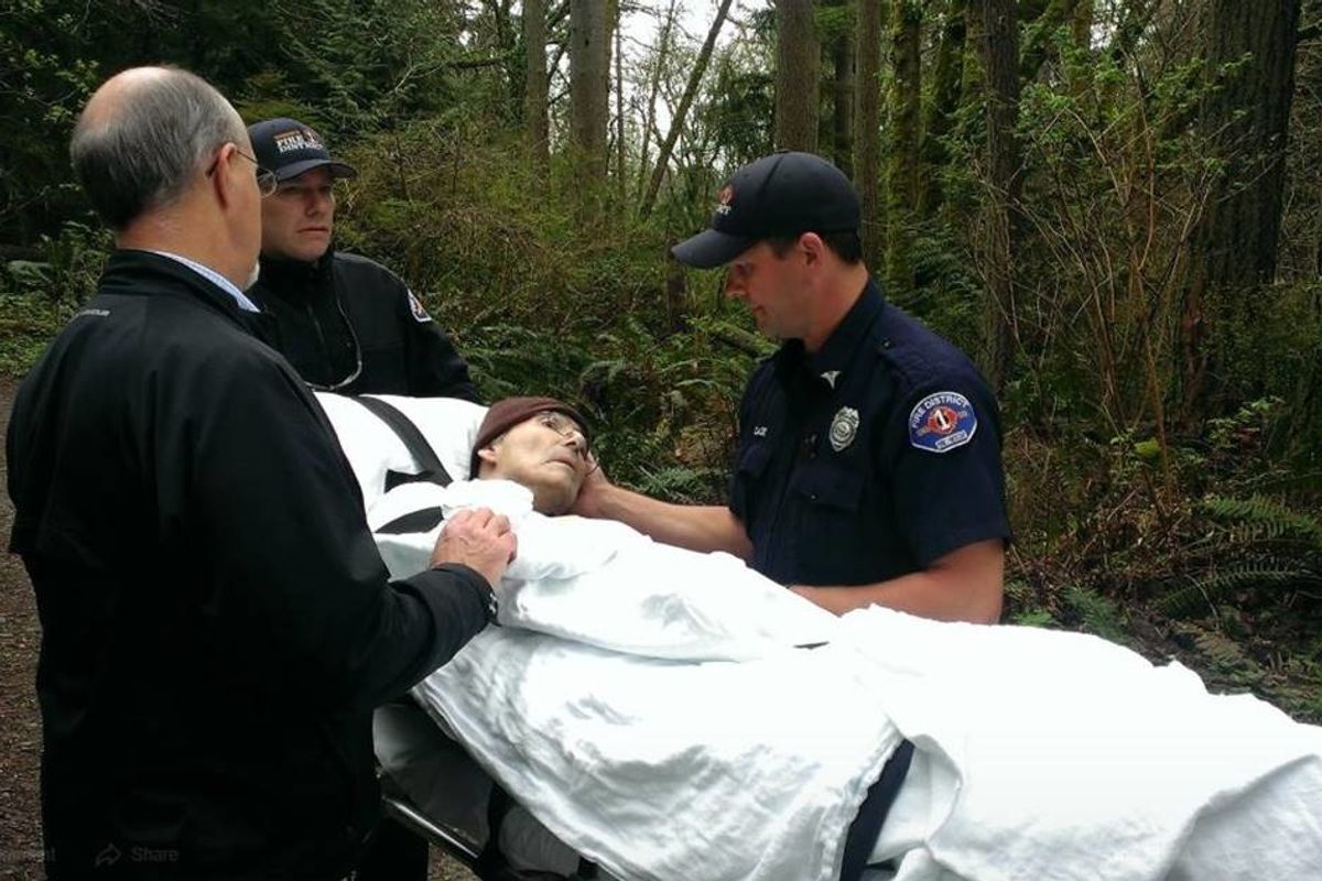Firefighters grant dying forest ranger's final wish to visit the woods one last time