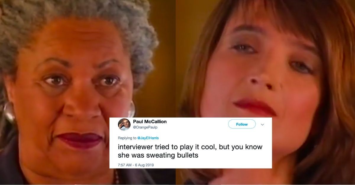 Watch Toni Morrison Beautifully Shut Down A Reporter's Tone-Deaf Question About Why She Didn't Write 'Substantially' About White People