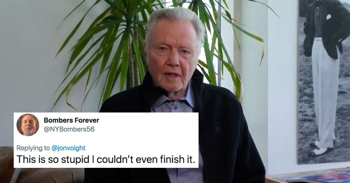 Jon Voight Just Tried To Claim That Racism Was 'Solved' While Defending Trump Against The 'Angered Left', And People Are Pissed