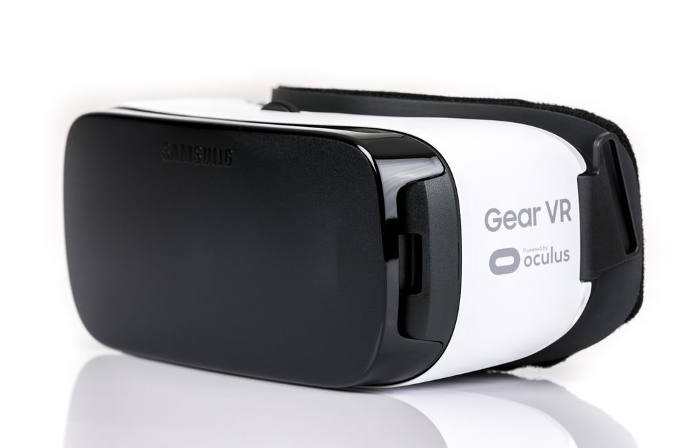 Photo of the Samsung Gear VR virtual reality headset