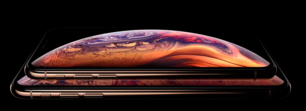 Photo of the iPhone XS and XS Max