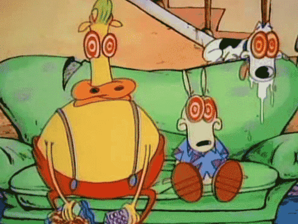 rocko's modern life static cling