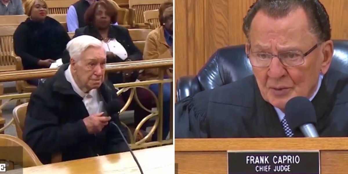 Caught In Providence Judge Frank Caprio Lets Off 96 Year Old Upworthy