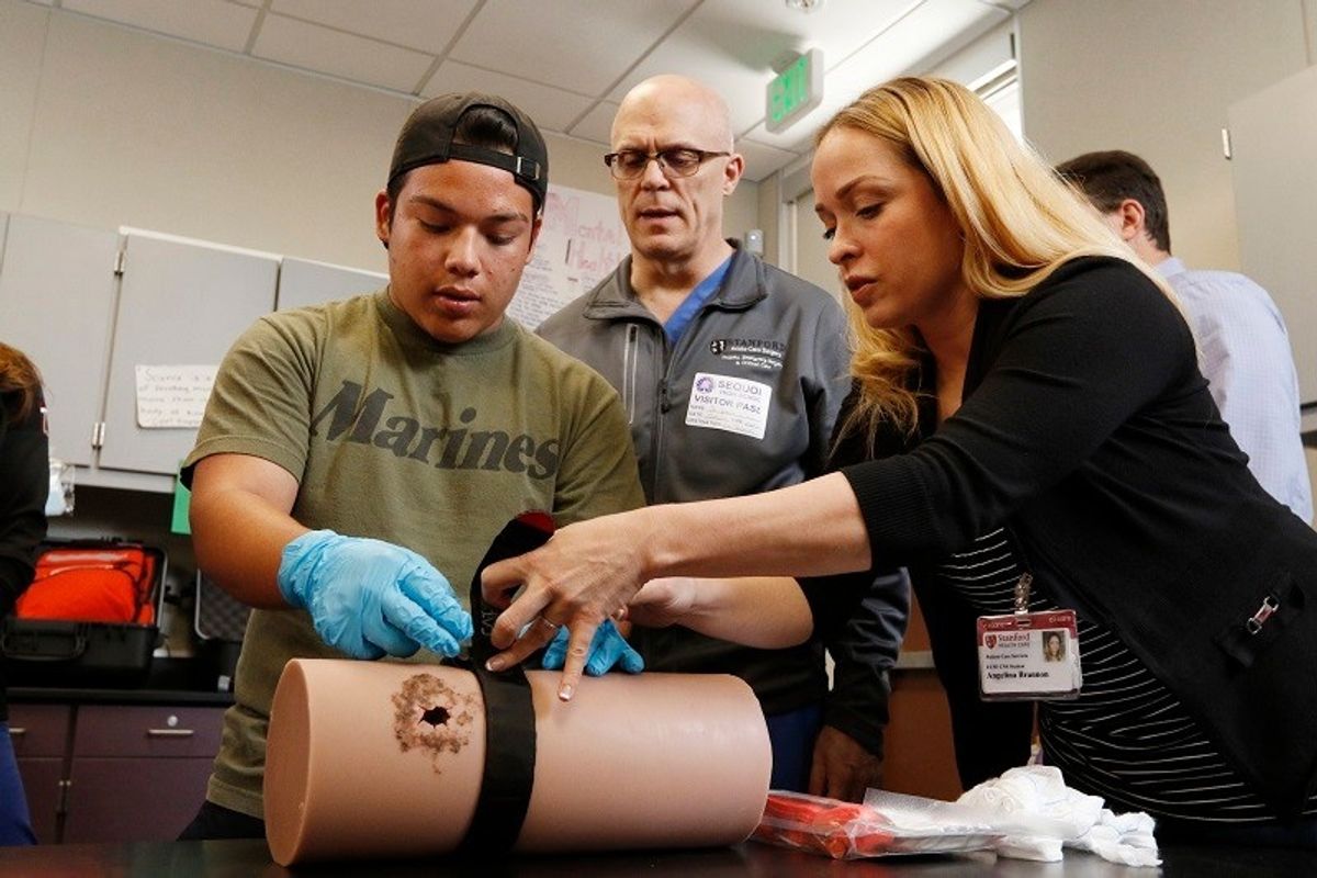 A school custodian's description of 'Stop the Bleed' training shows where gun culture has led us