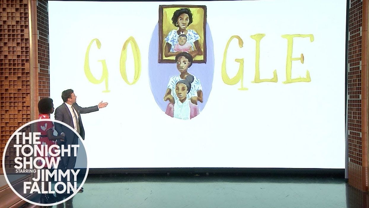 ​Today's Google Doodle was drawn by a Georgia teen in honor of her mother's sacrifices