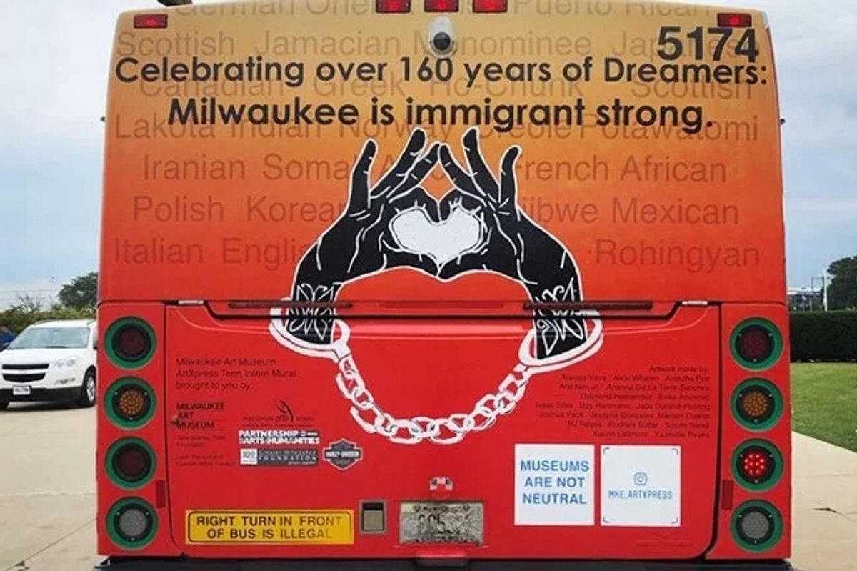Milwaukee Teens Do Anti-ICE Art, Freak Out The Squares