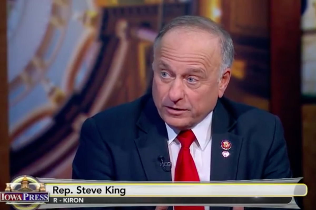 Republicans Shocked SHOCKED At Steve King Saying That Part Out Loud