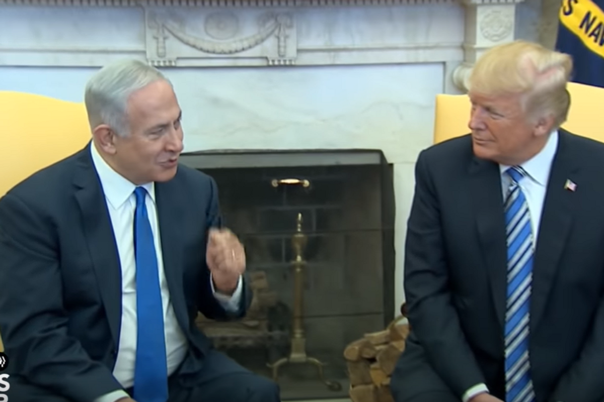 Netanyahu Rolls Over For Trump Like Pomeranian With Stiffy, Waits For Treat