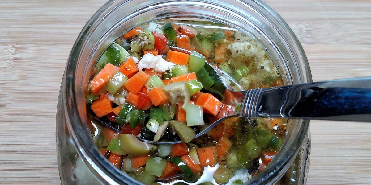 Chicago-Style Hot Giardiniera - My Recipe Magic