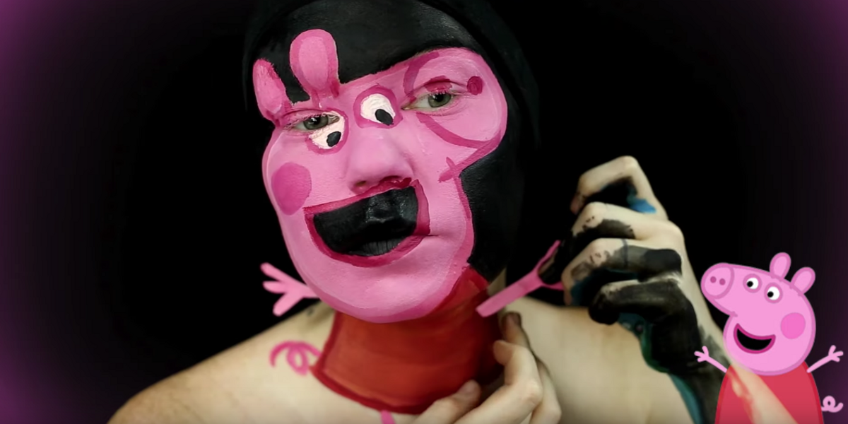 This Makeup Artist Transformed Herself Into Peppa Pig