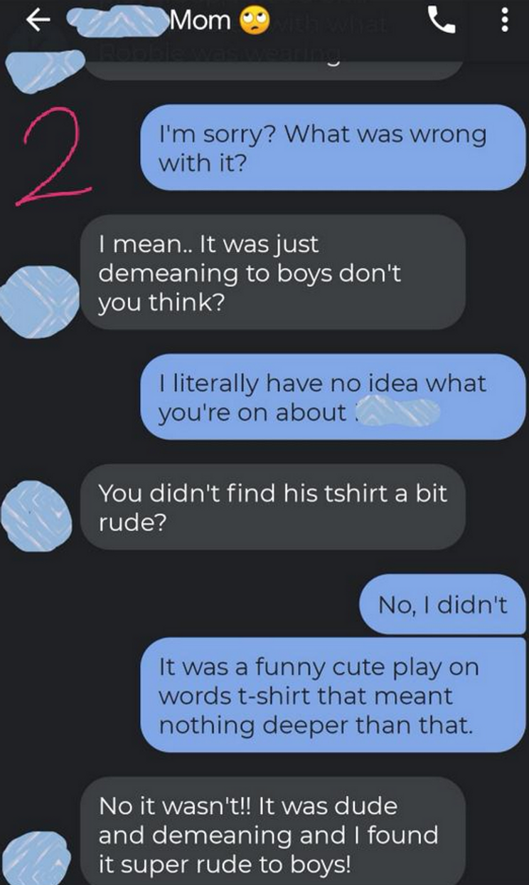 Mom Criticizes Another Mom For Letting Her 2 Year Old Son Wear Players Gonna Play Shirt To Their Playgroup Comic Sands