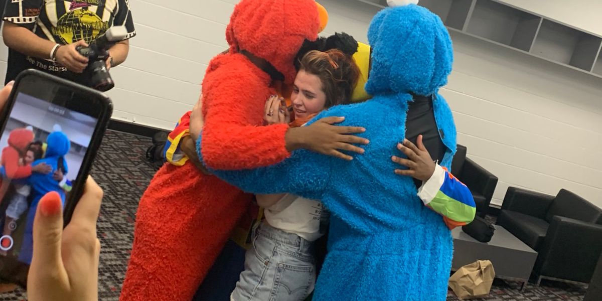 Clairo Gets a Sesame Street Surprise from Khalid