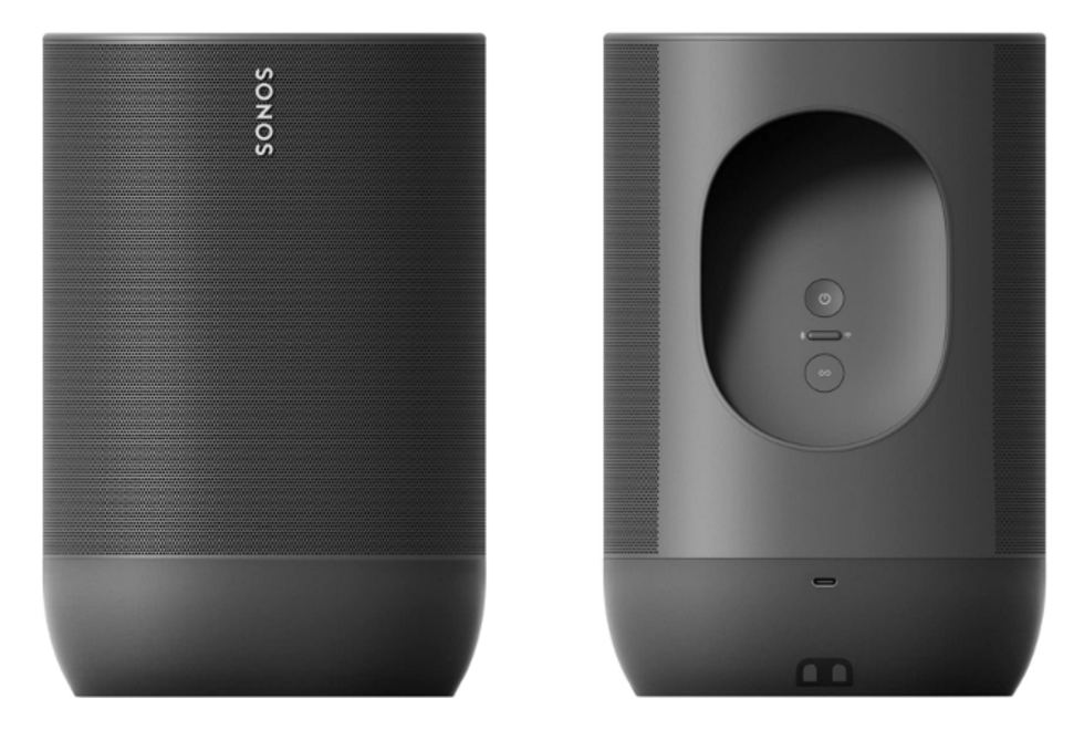 Photos of the Sonos Move Bluetooth smart speaker