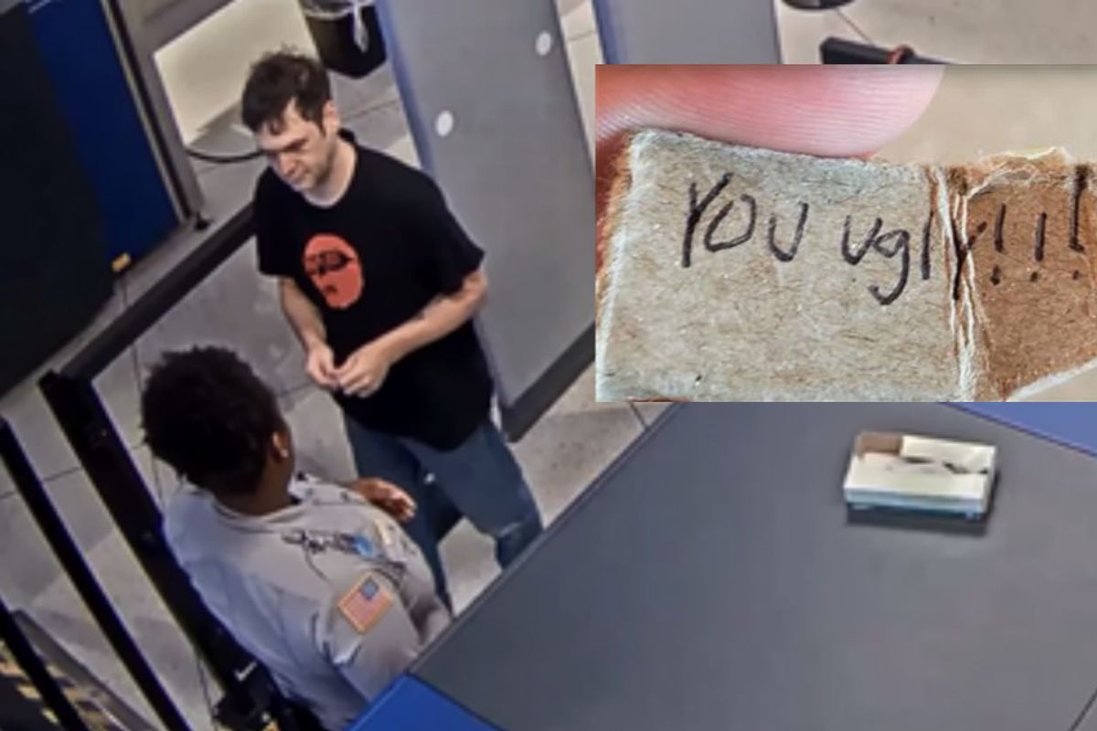 Airport security worker fired after giving traveler 'You Ugly' note