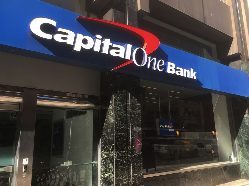 The Capital One Bank logo