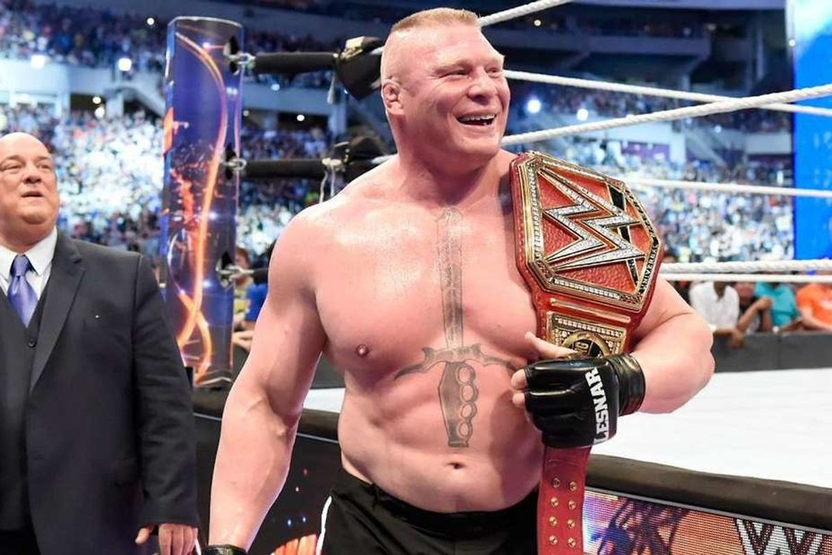 Brock Lesnar goes too far