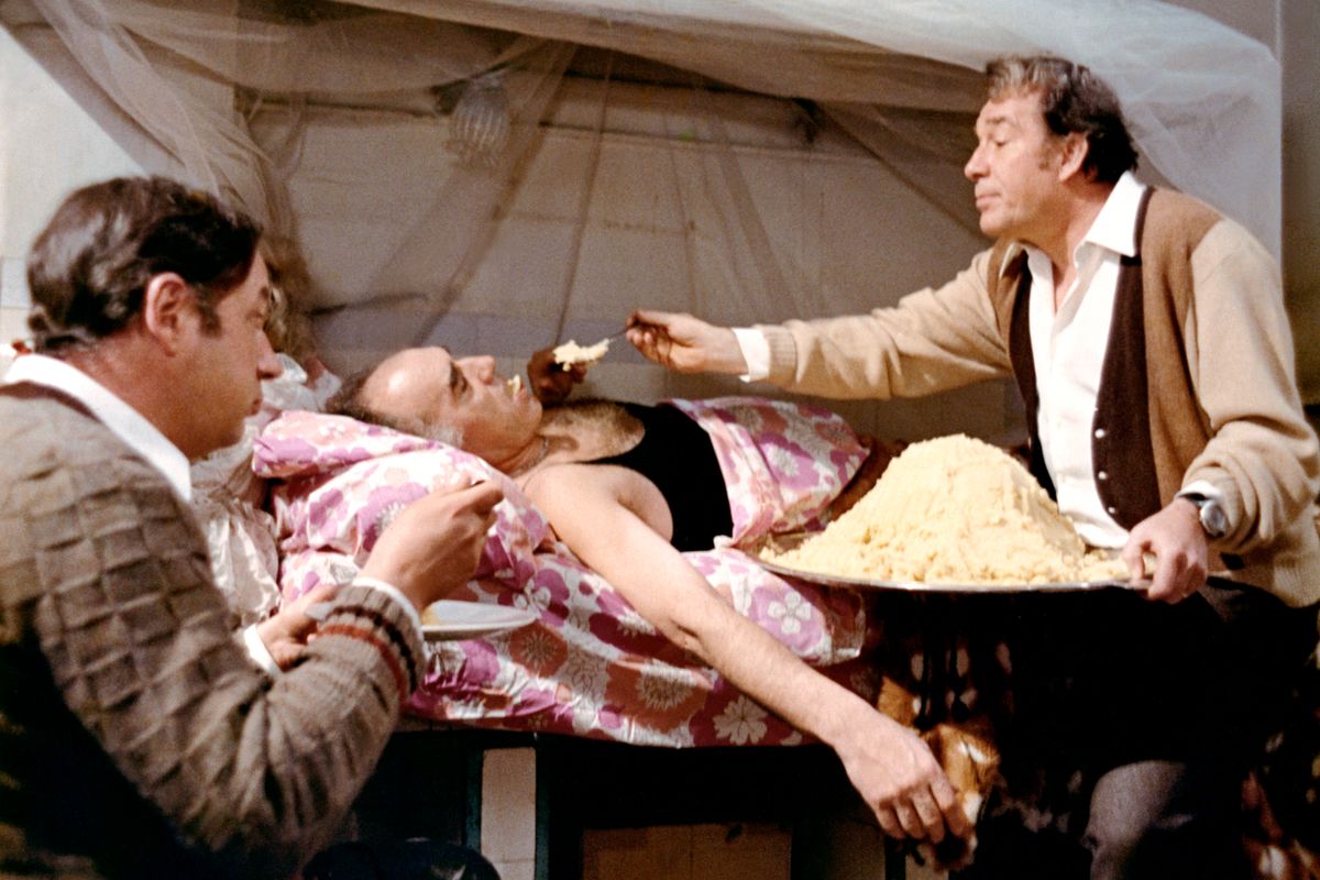 Andreotti e Monicelli nel girone dei golosi