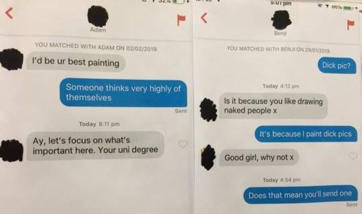 Nsfw A Student Collected Over 300 D K Pics On Tinder And Turned Them Into An Art Project Good Nsfw A Student Collected Over 300 D K Pics On Tinder And Turned Them Into An Art Project Good
