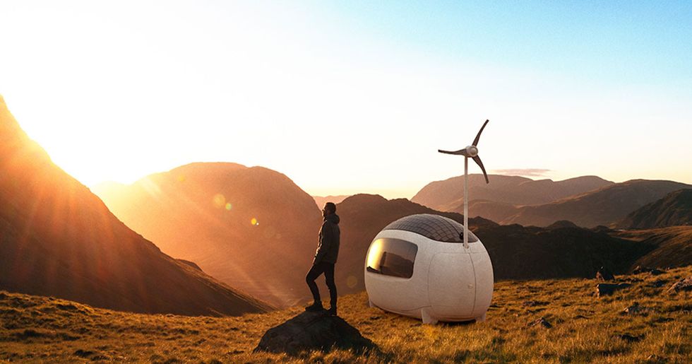 Self-sustainable egg-shaped microhomes are the RVs of the future