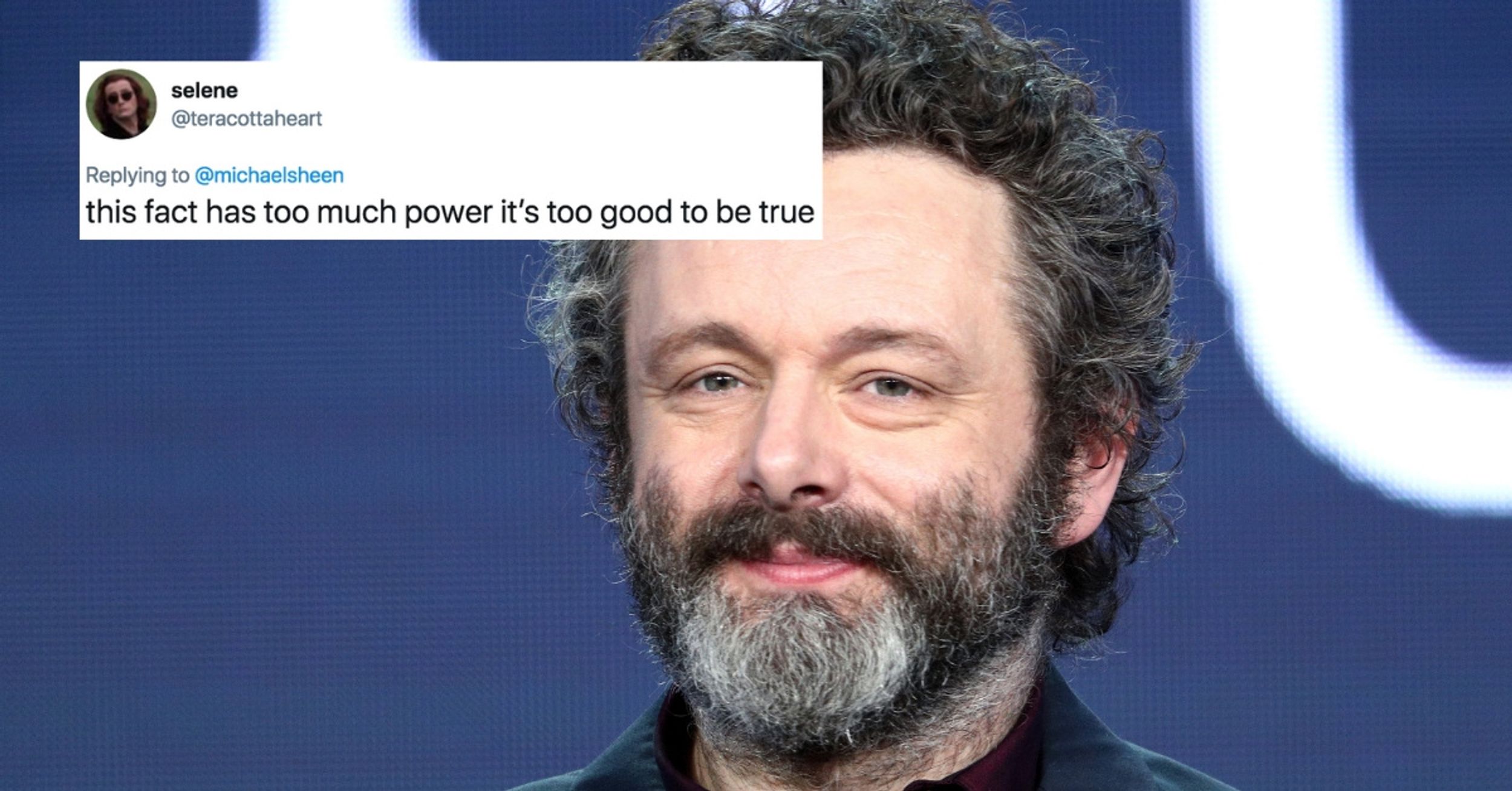 Actor Michael Sheen Just Revealed That His First Name Is Due To A Hospital Mix-Up—And It Was Destiny