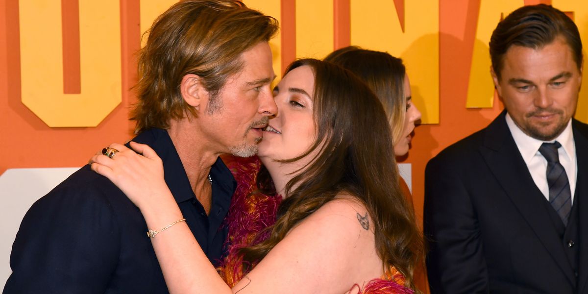 Lena Dunham's Brad Pitt Kiss Sparks Backlash