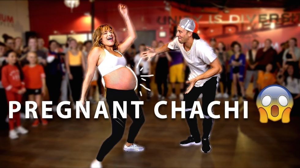 The Internet Cannot Handle This Video Of Chachi Gonzales Nailing A Combo At 6 Months Pregnant Dance Spirit