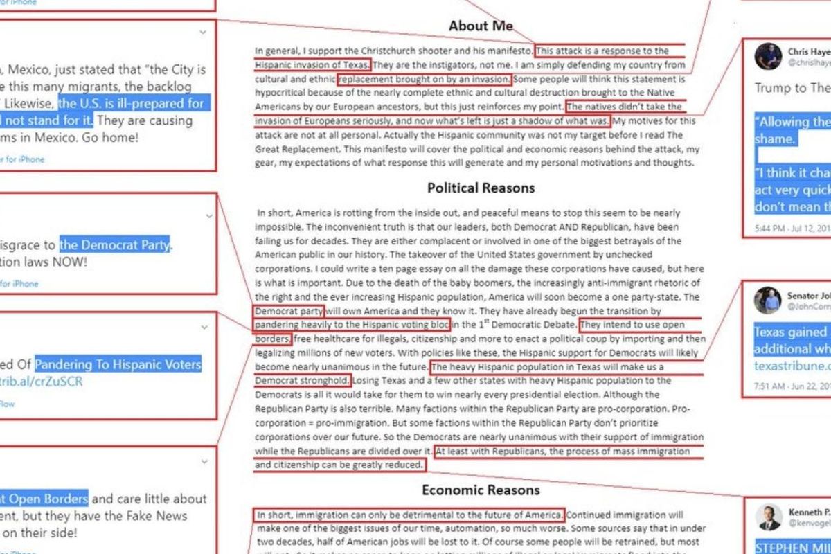 Former Obama official 'connects the dots' between El Paso terrorists' letter and Trump's tweets