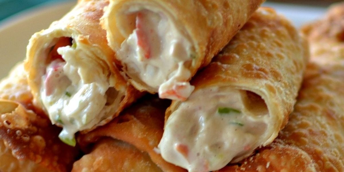 Crab Rangoon Egg Rolls My Recipe Magic