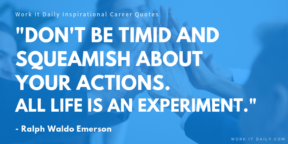 Inspirational Career Quotes Ralph Waldo Emerson