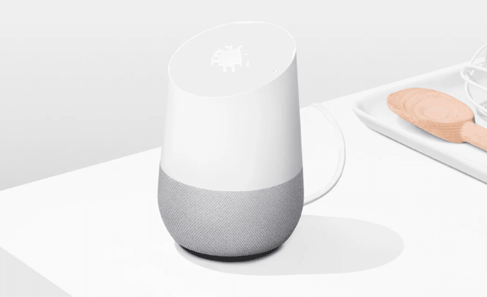 Photo of the Google Home smart speaker