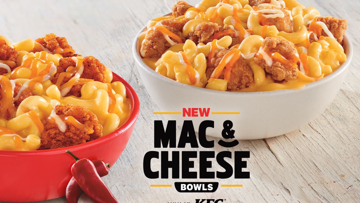 KFC's new Mac and Cheese Bowls make your favorite side an entree