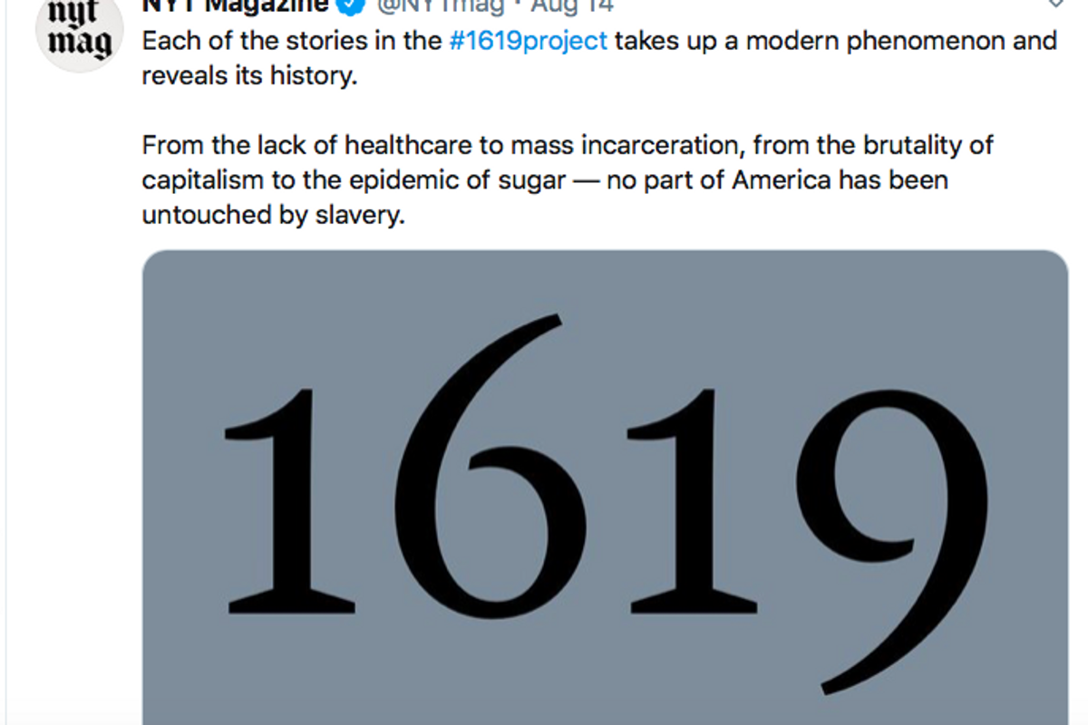 Conservatives Don't Want Their American Fantasy Spoiled By 1619 Project's Lying Reality