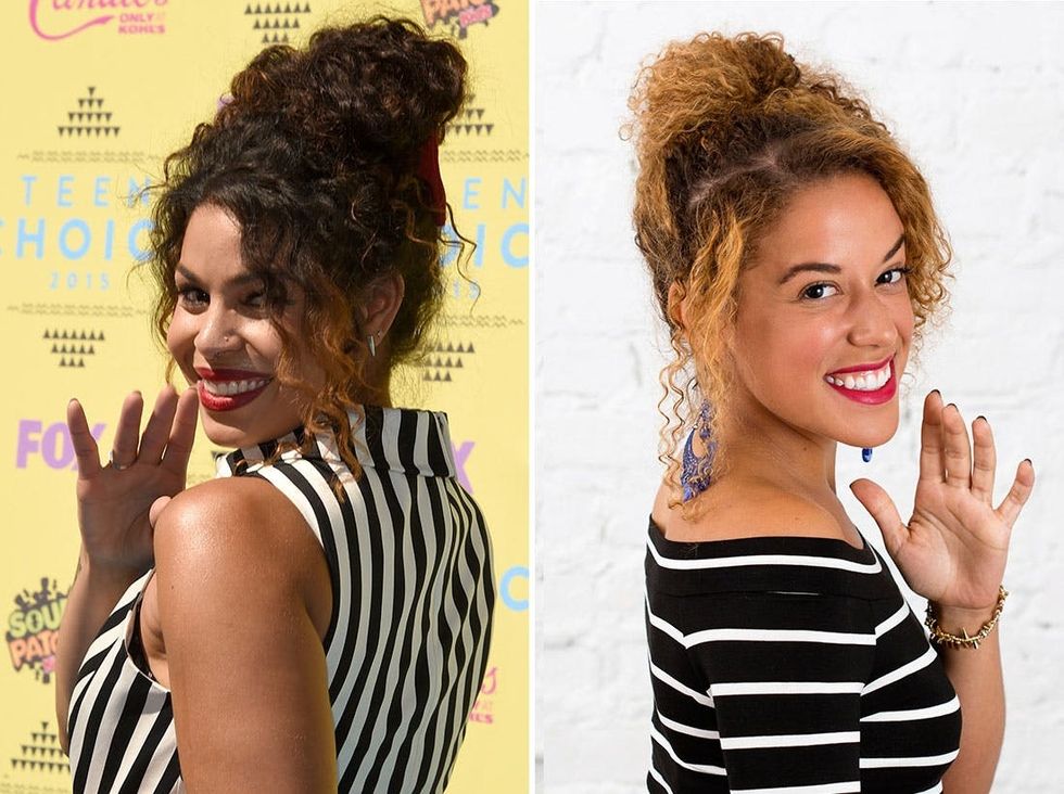 The 5 Minute Messy Ponytail All Curly Haired Girls Need To Know About Brit Co