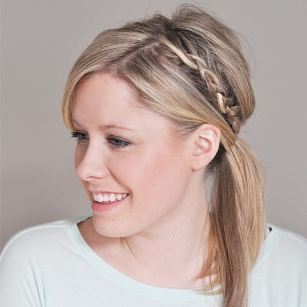 14 Ridiculously Easy 5 Minute Braided Hairstyles Brit Co