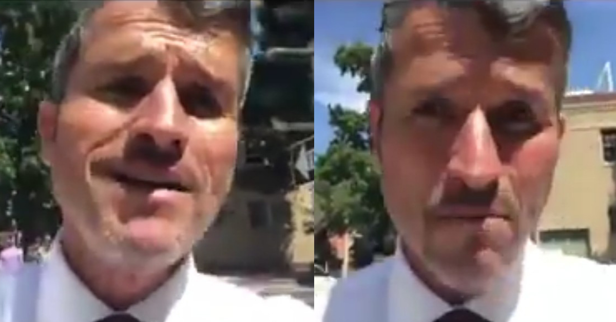 Anti-Vaxxer Interrupts His Own Rant To Assault A California State Senator On Facebook Live
